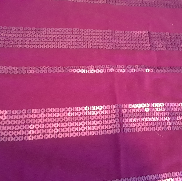 Ann Taylor striped sequin top - Picture 3 of 4